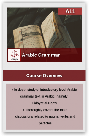 Arabic Grammar (AL1)